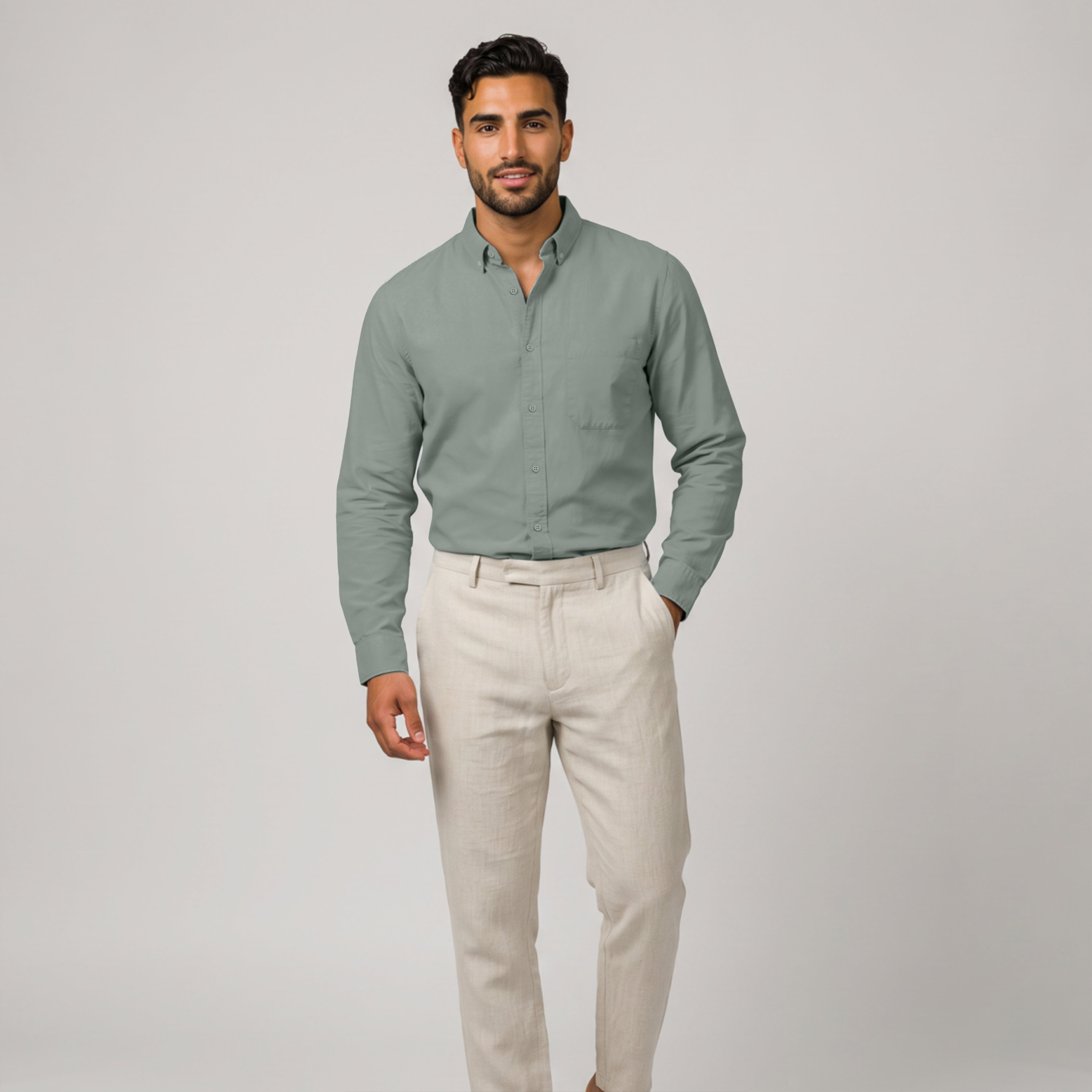Oxford Lycra - Cotton